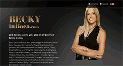 Desktop Screenshot of beckyinboca.com