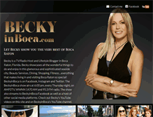 Tablet Screenshot of beckyinboca.com